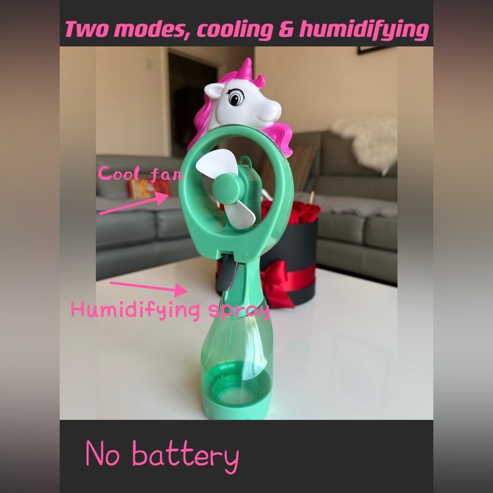 Spray fan for park playing & sports essential